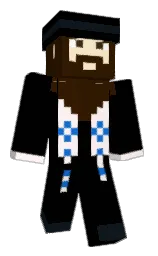 Jokecord's Minecraft skin wearing the Migrator cape