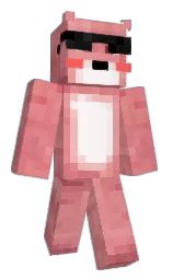 black and tonys pink Minecraft skin — Classic model