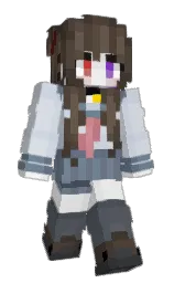 geyser and taupe Minecraft skin — Slim model — first worn by rainbowskywing