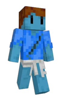 Front of Nseev's skin