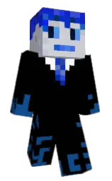 black and tory blue Minecraft skin — Classic model — first worn by benjo1103