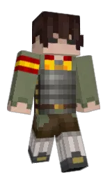 cameo and limed ash Minecraft skin — Classic model — first worn by Nikclicks