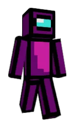 black and clairvoyant Minecraft skin — Classic model