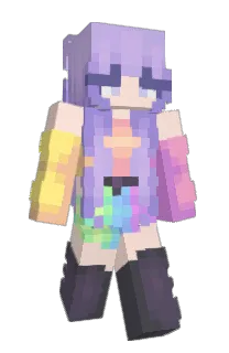 Front of ghoulentine's skin