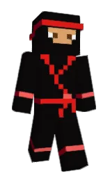 cod gray and alizarin crimson Minecraft skin — Slim model — first worn by Rhapsodie2017