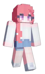 mandy and deep blush Minecraft skin — Slim model