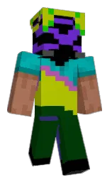 black and deep fir Minecraft skin — Classic model — first worn by HMharini1
