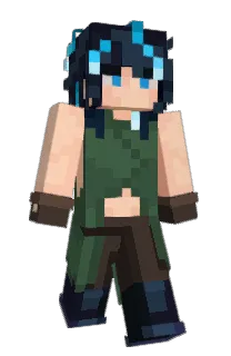 Front of Suranjo's skin