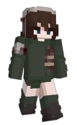 lunar green and cabbage pont Minecraft skin — Slim model — first worn by _ichkaufdich