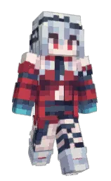 jin6251's Minecraft skin wearing the Purple Heart cape