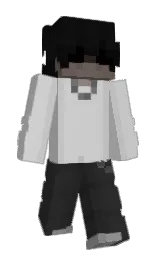 aadumm's Minecraft skin wearing the Menace cape