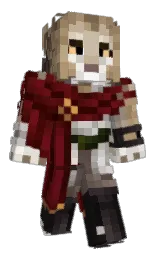 bulgarian rose and cod gray Minecraft skin — Classic model — first worn by Wyvern_Cart