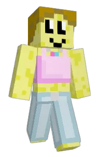 Front of fummy's skin
