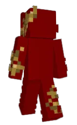 maroon and luxor gold Minecraft skin — Slim model