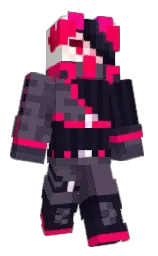 black and mulled wine Minecraft skin — Classic model — first worn by CookiTheCat
