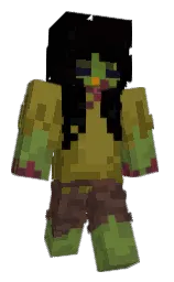asphalt and west coast Minecraft skin — Classic model