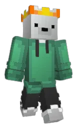 RydiBear's Minecraft skin wearing the Zombie Horse cape