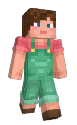 apricot and mona lisa Minecraft skin — Slim model — first worn by OtterlyMadMara