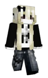 Lorevia's Minecraft skin wearing the Builder cape