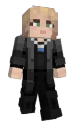 mine shaft and cod gray Minecraft skin — Slim model — first worn by Hearts4London