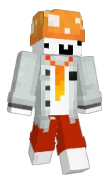 white and conch Minecraft skin — Classic model — first worn by JEANXDXD