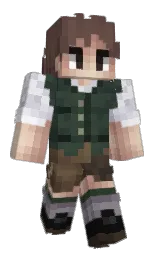 lunar green and outer space Minecraft skin — Classic model — first worn by eliasslt