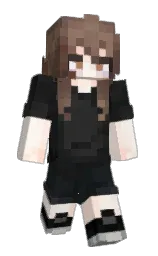 cod gray and shark Minecraft skin — Slim model — first worn by Kowagerou