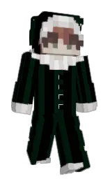 holly and black Minecraft skin — Slim model — first worn by Double_BaBa