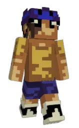 brown rust and mule fawn Minecraft skin — Slim model