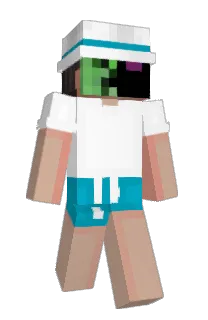 Front of Gluch's skin