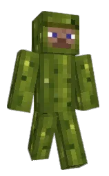 fern frond and clover Minecraft skin — Classic model
