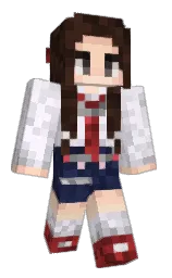 Xx_LuckyVicky_xX's Minecraft skin wearing the Minecraft Experience cape