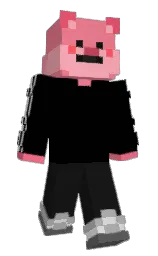 black and mauvelous Minecraft skin — Slim model