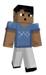 kashmir blue and leather Minecraft skin — Classic model — first worn by 1yogurt