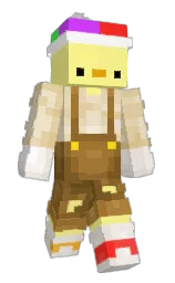 patiiison's Minecraft skin wearing the Migrator cape