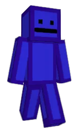 ultramarine and persian blue Minecraft skin — Classic model