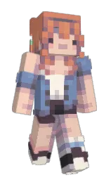 wild blue yonder and givry Minecraft skin — Slim model — first worn by cherripies