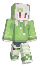 feijoa and olivine Minecraft skin — Slim model — first worn by TnMer