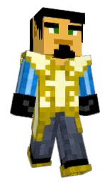 black and casablanca Minecraft skin — Slim model