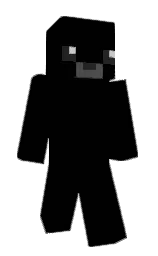 black and alto Minecraft skin — Slim model — first worn by eciall