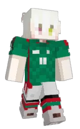 kqsuga's Minecraft skin wearing the 15th Anniversary cape