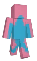scooter and deep blush Minecraft skin — Classic model