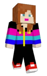 black and hawaiian tan Minecraft skin — Slim model