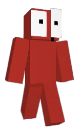 dihlun's Minecraft skin wearing the Menace cape