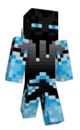 black and alabaster Minecraft skin — Classic model — first worn by goodnight_wolf