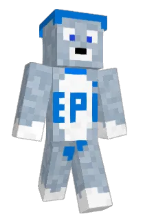 Front of DeHoven's skin