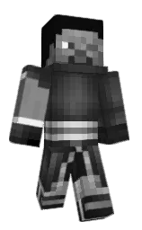 mine shaft and cod gray Minecraft skin — Slim model — first worn by Julcia_kx