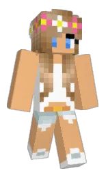 tacao and white Minecraft skin — Classic model