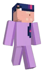 light wisteria and rose bud Minecraft skin — Classic model