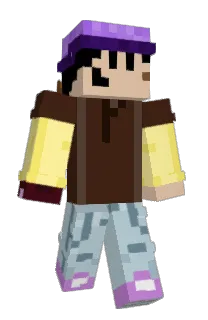 Front of BladiYo's skin